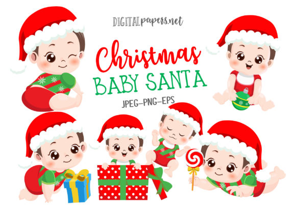Christmas Baby Santa Illustration Review for Digital Sellers