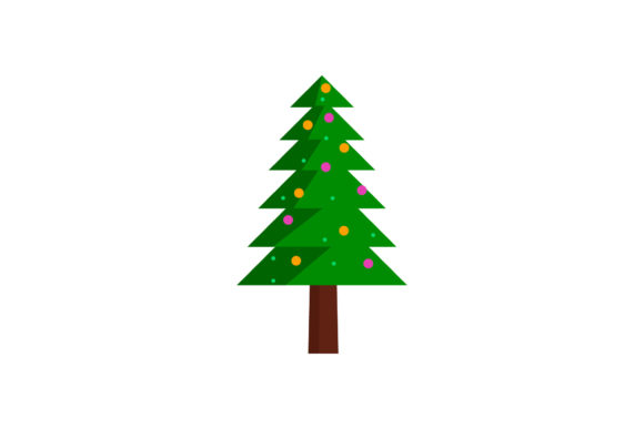 Christmas Beauty Tree Design Illustrations