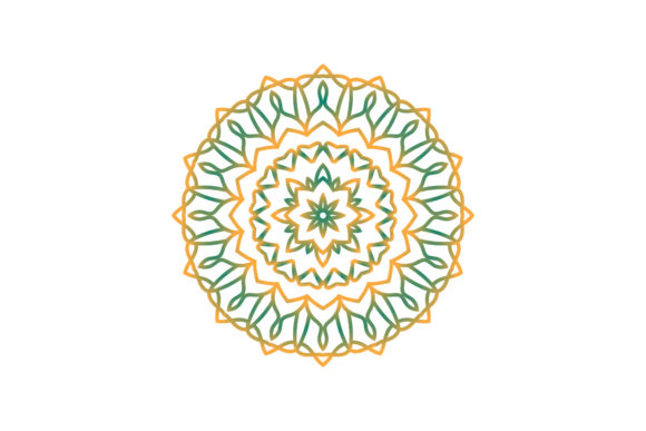 Christmas Mandala Art Decoration for Branding and Design Projects