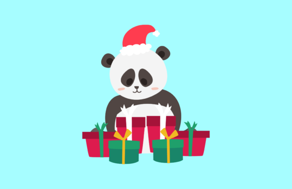 Christmas Panda Illustration Party Review