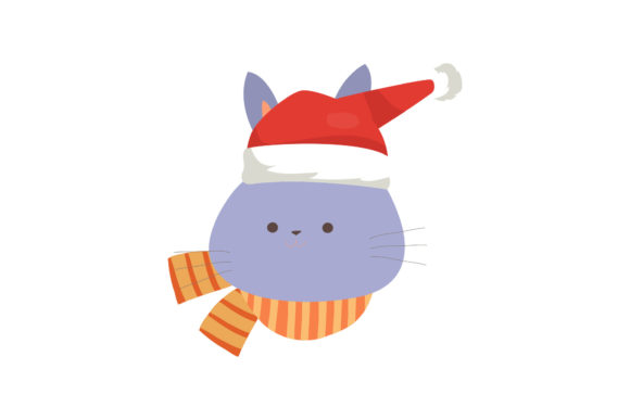 Cute Animal Christmas Illustration for Branding and Design Projects