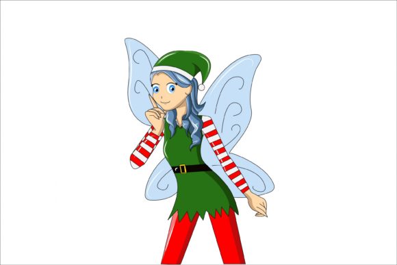 Fairy Christmas Vector Illustration for Editorial and Web Use