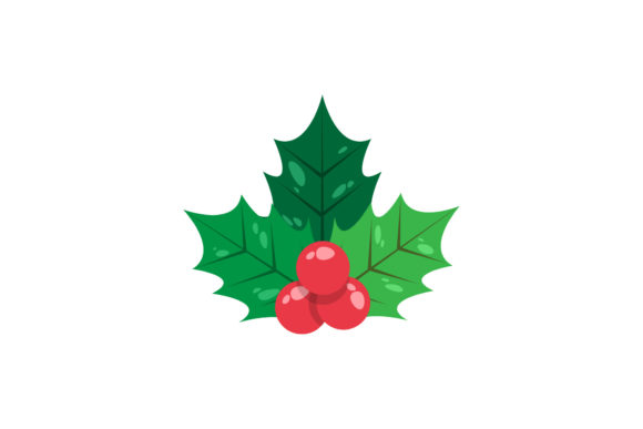 Merry Christmas Mistletoe Designs Illustrations