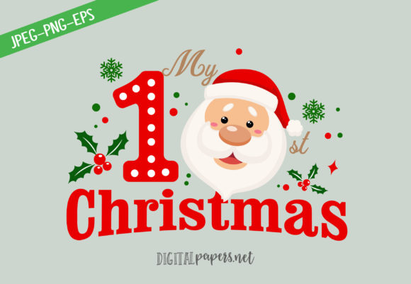 My First Christmas - Santa Claus Illustration Review